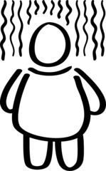 obesity fat people icon