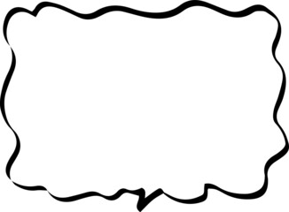 speech bubble cartoon comic