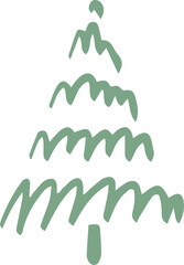 christmas tree draw sketch doodle