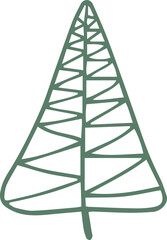 christmas tree draw sketch doodle