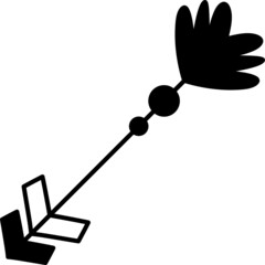 arrow hand draw icon