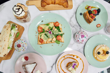 a sweet cakes mediterranean food healthy composed design delivery just eats uber deliveroo cordoba flamenco	
