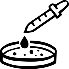 covid 19 sawb test icon