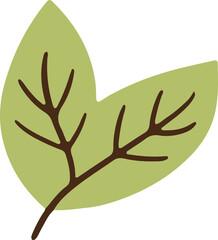 Obraz premium autumn leaf cartoon