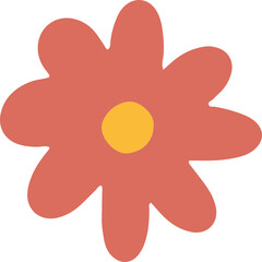 flower draw cartoon cute icon