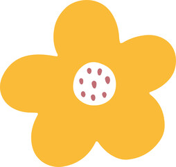 flower draw cartoon cute icon