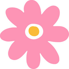 flower draw cartoon cute icon