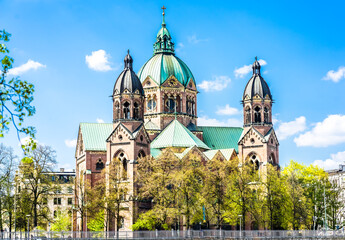 St. Luke church in Lehel, Munich