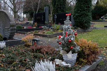 friedhof, grabdekoration