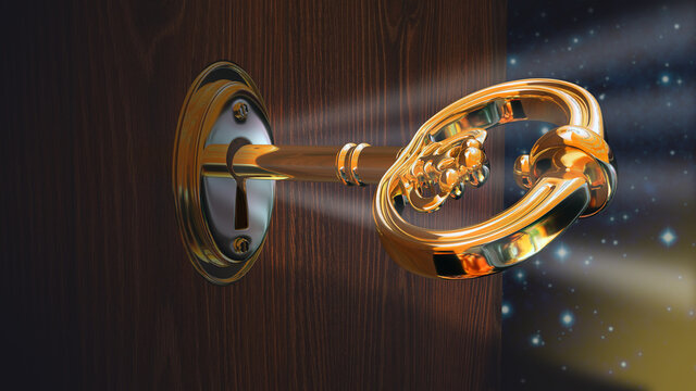 The key to the secret door of space and time.