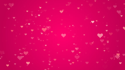 valentine day and love , hearts fly on pink background, couples and marriage motion blank template