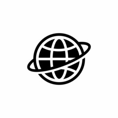 Earth globe icon vector illustration