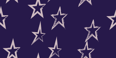 Obraz premium Creative stylish background. Brush stroke vector illustration. Seamless pattern.