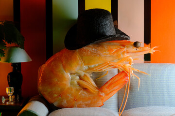 Cool Shrimp Top Hat