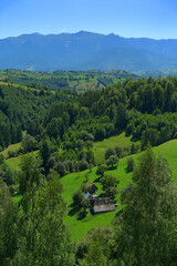 Magura Village  in the Carpathians, Romania, Europe 