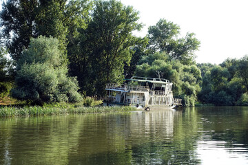 Water channel in Danube Delta, Sulina, Romania