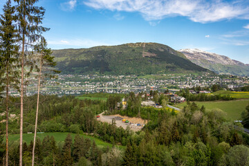 Fototapeta na wymiar Voss, Hordaland, Norway