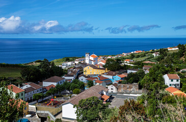 Village Feteiras, São Miguel Island, Azores, Açores, Portugal, Europe.
