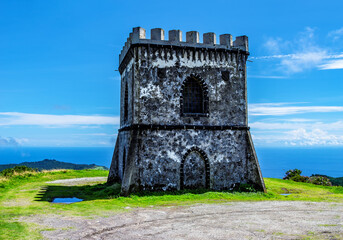 Obraz premium Castelo Branco, White Castle, São Miguel Island, Azores, Açores, Portugal, Europe.