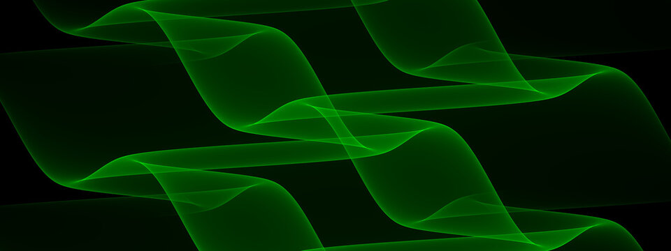 Abstract Green Techno Background