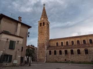 Sant Eufemia Basilica minor Church in Grado, Italy, a single nave hall church from the Migration Period