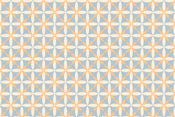 Abstract geometric retro background. Seamless pattern with square cells.