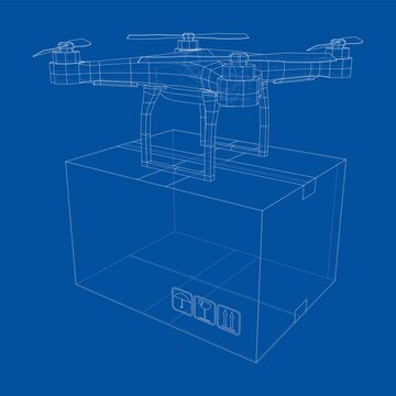 Delivery drone concept outline