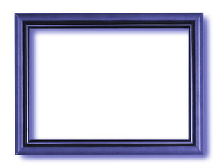 Frame for photo or painting tinted in trendy color of 2022 by very peri