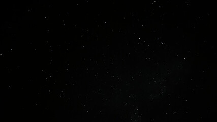 Few constellations at clear starry night sky