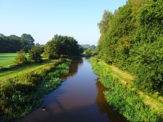 Landscape with Kleine Nete, Herentals, Belgium.