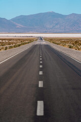 Fototapeta premium road in the middle of the desert