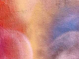 Colorful gradient background wall abstract. Bright gradient yellow pink blue red colors.