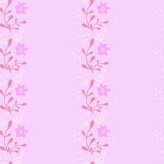 Vector design for postcard backgrounds and fabrics.Botanical Spring Design