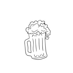 Vector design for postcard backgrounds and fabrics.Beer