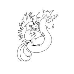 Vector design for postcard backgrounds and fabrics.Funny animals