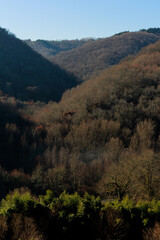 Aveyron Landscape in winter