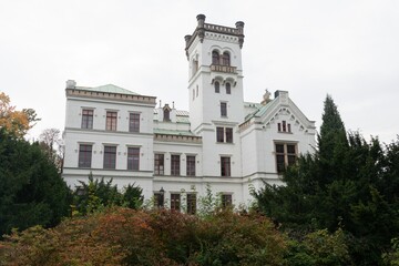 Fototapeta na wymiar Public chateau castle of Trmice, Usti nad Labem Czechia