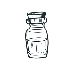 Vector design for postcard backgrounds and fabrics.Design vessels and vials