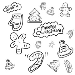 Vector design for postcard backgrounds and fabrics.New Year's set