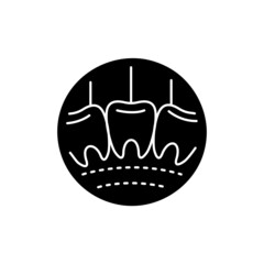 Stomatology color line icon. Pictogram for web page, mobile app