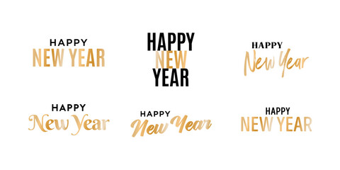 Happy New Year, New Year 2022, New Year Background, Happy New Year Banner, Festive Text, Vector Illustration Background