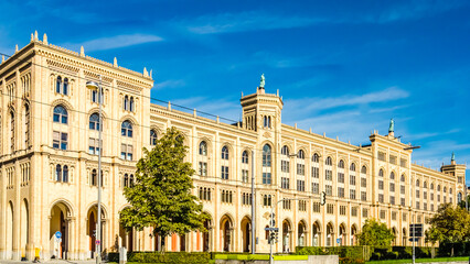 Fototapeta na wymiar historic building of government of Upper Bavaria in Munich