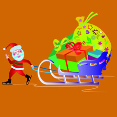 Weihnachtsmann auf Schlittschuhen, Exklusive Geschenke