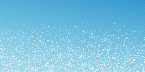 Random white dots Christmas background. Subtle fly