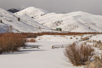 Cabin in the Snow