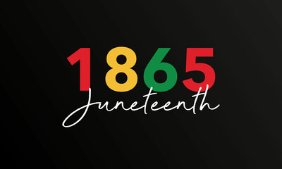 Juneteenth Freedom Day Background Design. Vector Illustration. - obrazy, fototapety, plakaty