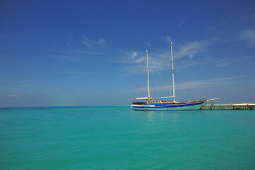 Fototapeta premium Maldives, beach resort. 