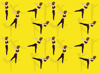 Manga Cartoon Back Scale Seamless Wallpaper Background