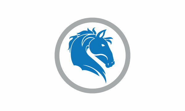 This is a horse logo design