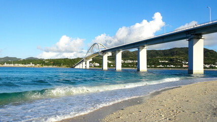 瀬底大橋 沖縄 瀬底島